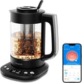 GoveeLife Smart Electric Kettle with Tea Infuser for Loose Leaf, 1.7 L Electric Tea Kettle with Brewing Program, Variable Temperature Control, 2 H Keep Warm & Auto Shut-Off, BPA Free. Black | Electric Tea Kettle with Brewing Program, Variable Temperatu...