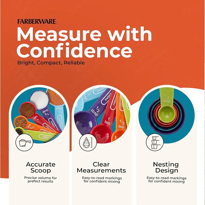 Farberware – Professional – Measuring Spoons – Set of 5 (2-Pack)