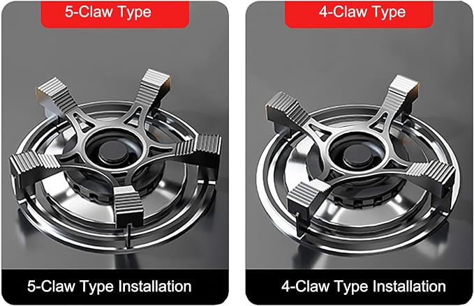 Cast Iron Wok Support Ring Stand Burner Ring for Gas Stove Rack Moka Coffee Pot Holder Anti-skid for 4 claws racks or grates