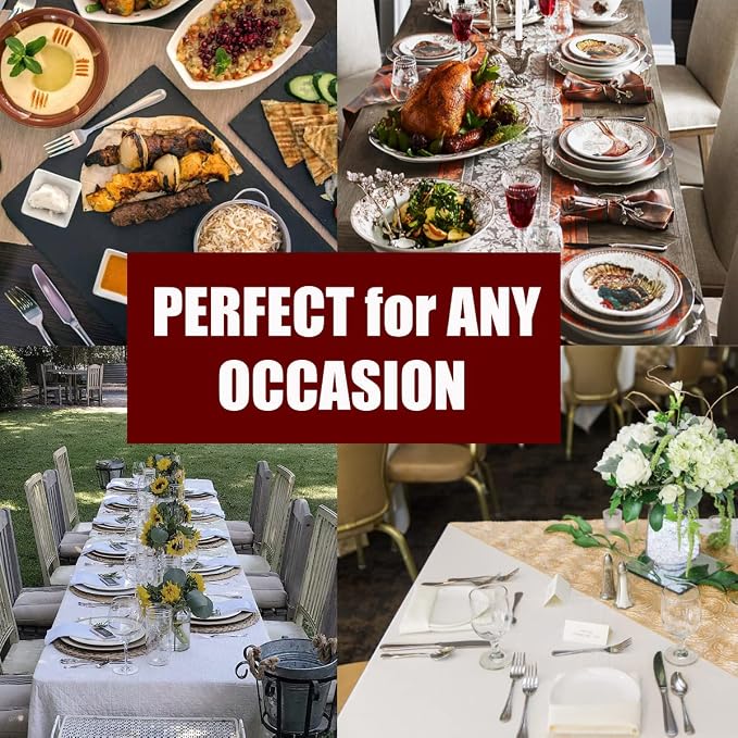 56 Pieces Gold Silverware Service for 8 Flatware Set with Straws Stainless Steel Utensils Cutlery Set Dishwasher Safe Flatware (Gold, 56)