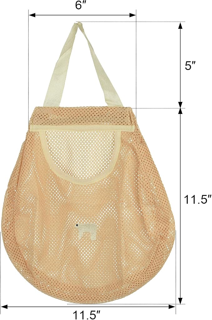 Cosmos 3 Pcs Reusable Hanging Storage Mesh Bags Wall Mount Hanging Home Kitchen Grocery Bag Organizer Storage Produce Tote Bags for Potatoes, Fruit, Garlics, Onions, Vegetables