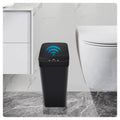 Bathroom Trash can,Smart Touchless Trash Can,Automatic Motion Sensor Trash Bin With Lid,2.4 Gallon Garbage Can, Kitchen, Bathroom, Office, Bedroom Trash can (Black)