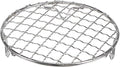 HARFINGTON Round Cooking Rack 5-inch 201 Stainless Steel Cross Wire Barbecue Grill Net with 20mm Legs for Cooking Baking Steaming BBQ