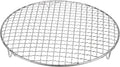 HARFINGTON Round Cooking Rack 11-inch 201 Stainless Steel Cross Wire Barbecue Grill Net with 20mm Legs for Cooking Baking Steaming BBQ
