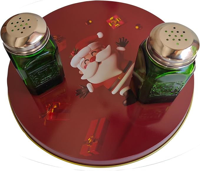 Kerixi Electric Stove Burner Covers Range Top For Expanding Counter Space Stovetop Decor (Santa Claus)