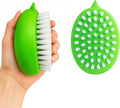 2-Pack Produce Brush, Soft Firm Bristles for Vegetables, Green | Soft and firm bristles for fresh produce, fruits, leafy greens, potatoes