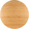 (26 Inch) Bamboo Large Lazy Susan for Dining Table Top with Heavy Duty Metal Rotating Hardware