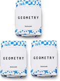 GEOMETRY Dishcloth – Spring & Summer Collection – Quick-Dry, Ultra-Absorbent, Reusable Microfiber Kitchen Towels for Drying & Cleaning - Santorini Tile - 3-Pieces