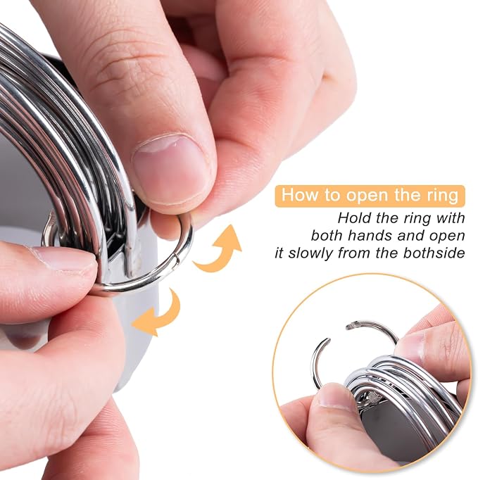Husfunov Biscuit Cutter Set, Round Cookie Cutters with Handle | 5 Pieces Stainless Steel Circle Professional Baking Dough Tools for Cake