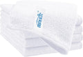 HOMEXCEL White Cleaning Rags 5 Pack, Highly Absorbent Microfiber Cleaning Cloth for Kitchen, Lint Free, Scratch-Free, Reusable Microfiber Towels for House, Window and Glass, Cars, 11.5 X11.5 inch