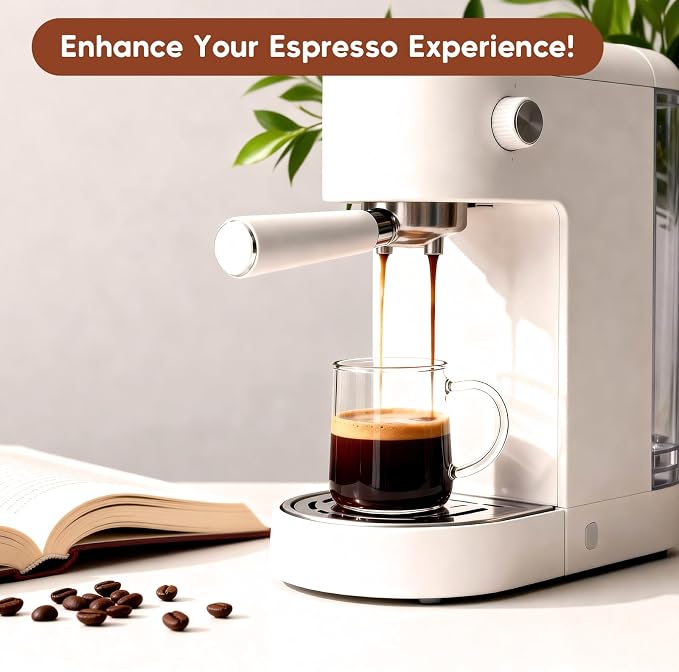 Glass Espresso Cups Set of 2, 5.4 oz Clear Espresso Shots Cup with Handle, Small Coffee Cups Glasses Mugs, Demitasse Cups, Cappuccino Cup, Suit for Espresso Machine, Microwave Dishwasher Safe