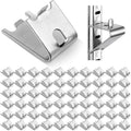 Hotop 64 Pieces 920158 Refrigerator Shelf Clips Freezer Rack Buckles | Commercial Replacement for Fridge Support, Compatible Cooler Clips, Metal Buckles Freezer Racks, Fits Model 920158 Parts