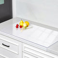 Wesiti Large Acrylic Cutting Board with Lip Non Slip 36"L X 24"W Clear Cutting Board Chopping Acrylic Countertop Protector Cover Shatter Resistant for Home Restaurant Kitchen Sink Stove