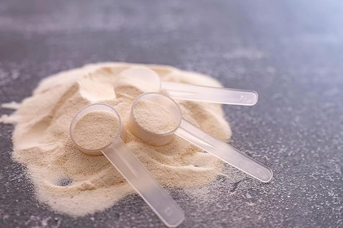 50 Pack Teaspoon Measuring Spoons, 1 Tsp (5 mL) Plastic Creatine Scoops | Clear short-handle 1 tsp scoops for creatine, coffee, spices, grains, powders, baking ingredients, supplements and dry goods.