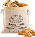 Beeswax Bread Bags for Sourdough, Reusable XL 17 x 12.6 Inch Organic Cotton Food Storage Bag, Freezer Safe Natural Beeswax Lined Bread Bags for Homemade Bread, Kitchen Food Storage (1)