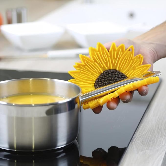 Charles Viancin Silicone Sunflower Trivet, 6-Inch