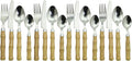 Gypsy Color Beyond Bamboo Stainless Steel Flatware Collection, Set of 16