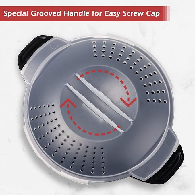 Professional Small Micro Cookware 1 Quart, Microwave Steamer for Vegetables, Microwave Cooker - BPA Free, Dishwasher Safe