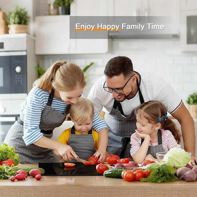 Black Cutting Boards for Kitchen, Acrylic Cutting Board with Counter Lip Countertop Protector, Non-Slip Tablas Para Picar Cocina, Kitchen Decor Apartment Essentials House Warming Gifts(16.1"x12.5")