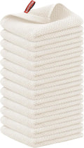 Nialnant 12 Pack Kitchen Dish Towels,100% Cotton | Hand Towels for Kitchen, Soft & Absorbent Dish Cloths for Washing Dishes,Cleaning Rags - 13x28in