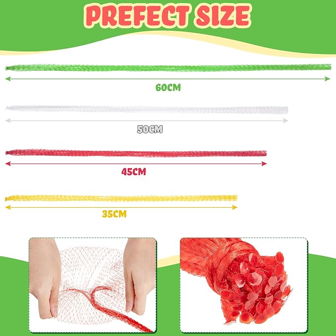Shappy Reusable Mesh Netting, Onion Reusable Mesh Net Produce Grocery Toys Fruits Vegetables Storage Bags, Seafood Bag