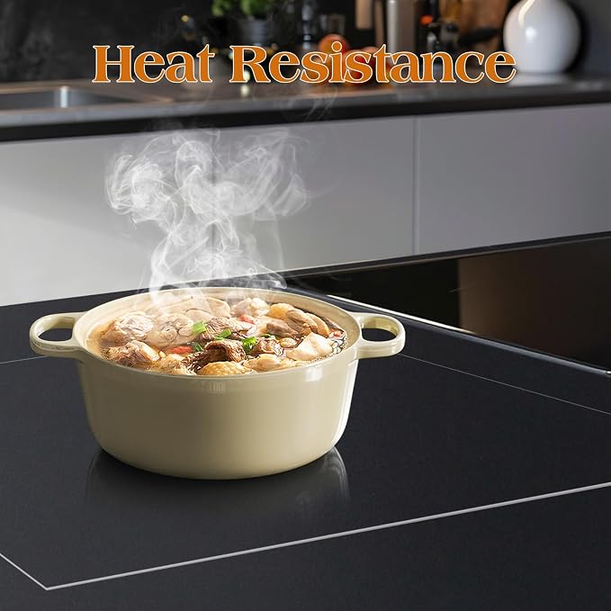 Clear Silicone Countertop Protector Mat, Non Slip & Heat Resistant Mats for Kitchen Countertop (23.6" *15.7")