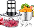 Kitchen in the box Food Processors Meat Grinder 8 Cups, 2 Blades,2 Bowls