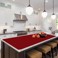 Silicone Protector Mat 47x24 Inch,Red | 1.3mm silicone mat, heat resistant, non-slip & waterproof. Ideal for baking, painting, resin, welding and table protection.