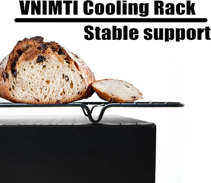2 Pack Cooling Rack for Baking Cooking, 16" x 10" Squares Wire Racks | Small, Squares Grids, Oven Safe Cookie Cooling Rack, Roasting, Grilling, Drying