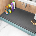TigeJoy Under Sink Mats for Kitchen Waterproof 40" x 19", Cabinet Liner | Leak-Proof Silicone Mat Sink Protector, Kitchen Essentials Organizer and Storage,Boot or Shoe Tray, Pet Feeding Mat