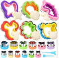 laxizar 18 Pcs Sandwich Cutters Cookie Cutters Uncrustable Bread Maker