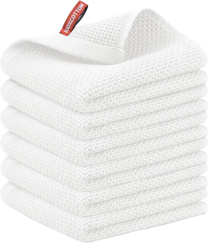 Nialnant Kitchen Hand Towels, 13 x 28 Inches, 100% Cotton | Dish Towel for Home, Soft Dish Cloth for Kitchen, Super Absorbent Tea and Bar Towels