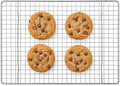 Mrs. Anderson's Baking Professional Cooling Rack, Heavy Duty Steel, Fits Quarter-Size Sheet Pans, 12 x 8.5 x 0.5-Inches