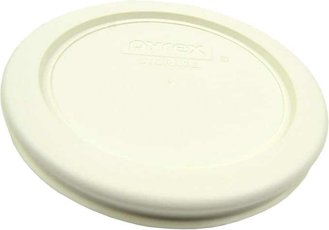 Pyrex 7202 1-Cup Bowls & 7202-PC Sour Cream Lids (4-Pack) - Made in USA | 7202-PC | Nonporous Surface | BPA-Free Covers | Stain-Resistant | Nestable Profile | Top-Rack Dishwasher-Safe