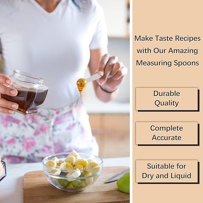 5PCS 1/4tsp(1.25ml) Measuring Spoon, Stainless Steel Teaspoon | High Precision, Food-Grade, ‌Rust-Free, Dishwasher-Safe, Easy-Read Markings, Multi-Purpose, Sturdy & Durable