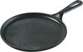 Lodge Cast Iron Griddle – 8 Inch Round Pre-Seasoned Griddle Pan for Pancakes, Tortillas, and More – Induction, Grill, Oven & Campfire Compatible – Made in USA, Non-Toxic, PFAS-Free