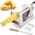 Tornado Potato Spiral Cutter, AIDOIT Manual Stainless Steel Potatoes Twister Cutter