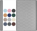 URMONA 25" x 19" Waterproof Silicone Mat in Multiple Sizes & Colors, Under Sink Mat for Kitchen & Bathroom, Pet Food Pad for Dogs & Cats, Kitchen Cabinet Liner, Multi-Purpose for Storage(Light Grey)