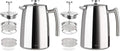 Secura French Press Coffee Maker, 34-Ounce, 304 Stainless Steel Insulated Coffee Press with Extra Screen (Pack of 2)