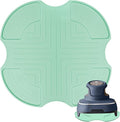 Air Fryer Silicone Trivet Mat 10.6 Inch, Light Green | for Ninja Crispi Glass Air Fryer Accessories, Non-Slip Countertop Protector, Easy to Clean, heat resistant