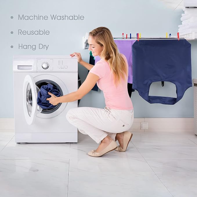 BeeGreen Navy Blue Reusable Grocery Bags Wholesale Reusable Kitchen Bags Bulk Foldable-Machine Washable with Zipper Storage Pouch 50 Packs