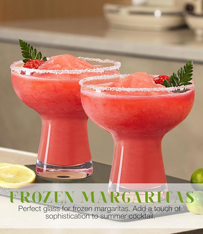 Martini Glasses Set of 2, 14oz Coupe Cocktail Glasses for Margarita | Manhattan, Cosmopolitan, Espresso, Home Bar, Evening Parties, Birthdays, Housewarming Gift
