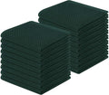 Homaxy 100% Cotton Waffle Weave Kitchen Dish Cloths 18-Pack, Blackish Green | 12 x 12 Inches, Ultra Soft Absorbent Dish Towels, Quick Drying Dish Rags with Hanging Loop
