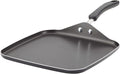 Farberware Cookstart Aluminum DiamondMax Nonstick Square Griddle Pan, 11-Inch, Black
