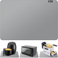 FLASLD Heat Resistant Mat for Air Fryer Site on, Fireproof Silicone Mats for Kitchen Counter, Countertop Protector, No-slip and Waterproof (Gray, 12"X18")