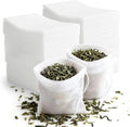 Tea Bags Disposable Tea Filter Bags Tea infusers Empty | Muslin Drawstring Seal Filter Drawstring Herb Loose Tea Bag 400 Pack (400, 2.76" x 1.97")