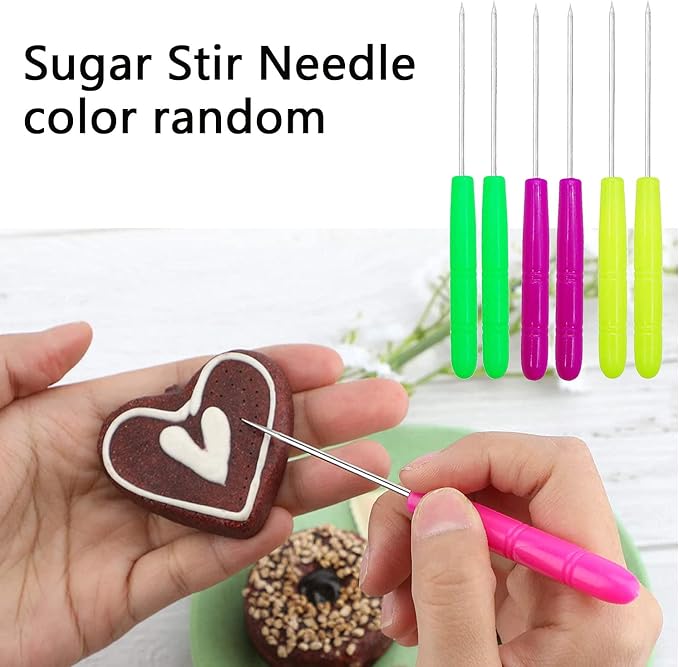122Pieces Tipless Piping Bags - 100pcs Disposable Piping Pastry Bag for Royal Icing/Cookies Decorating - 10 Pastry Bag Ties,10 Clips &2 Scriber Needle - Best Cookie/Cake Decorating Tools (14 inch)