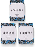 GEOMETRY Kitchen Dish Cloths - Spring & Summer Collection - Premium Dishcloths with Geoweave - Absorbent & Fast Drying Kitchen Towels - Blue Garden Wings, 10" x 10" - 3-Pieces