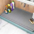 TigeJoy Under Sink Mats for Kitchen Waterproof 31" x 19", Cabinet Liner | Leak-Proof Silicone Mat Sink Protector, Kitchen Essentials Organizer and Storage,Boot or Shoe Tray, Pet Feeding Mat