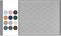 URMONA 37" x 22" Waterproof Silicone Mat in Multiple Sizes & Colors, Under Sink Mat for Kitchen & Bathroom, Pet Food Pad for Dogs & Cats, Kitchen Cabinet Liner, Multi-Purpose for Storage(Light Grey)